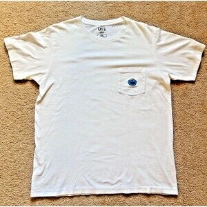 Uniqlo KAWS x Sesame Street Cookie Monster T-Shirt Men's Large White Pocket Tee